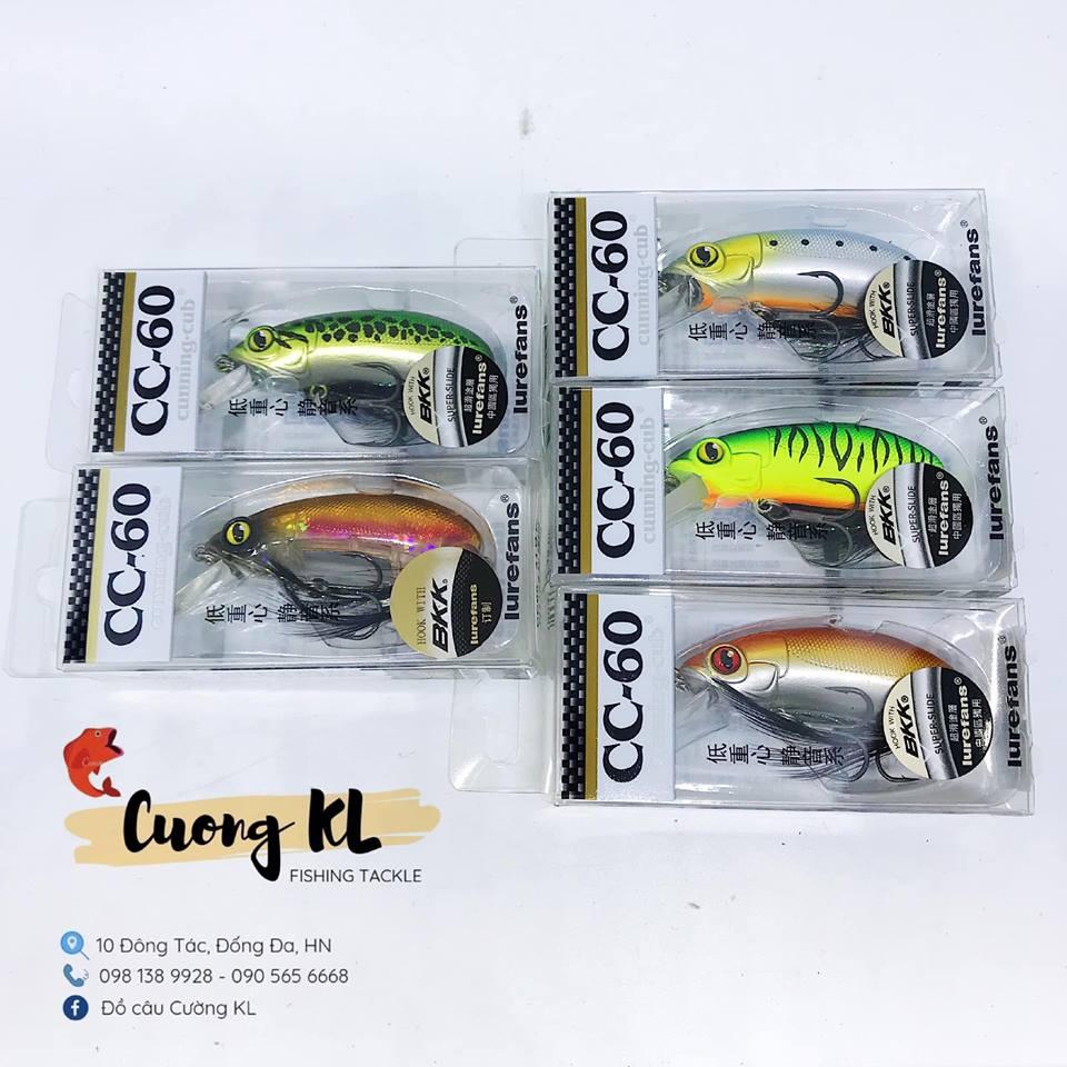 Mồi giả câu cá CC50, CC60 và CC60s