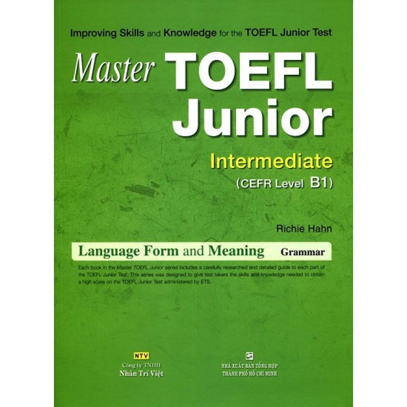 Sách - Master Toefl Junior Cefr Intermedicate Level B1 (Không Cd)