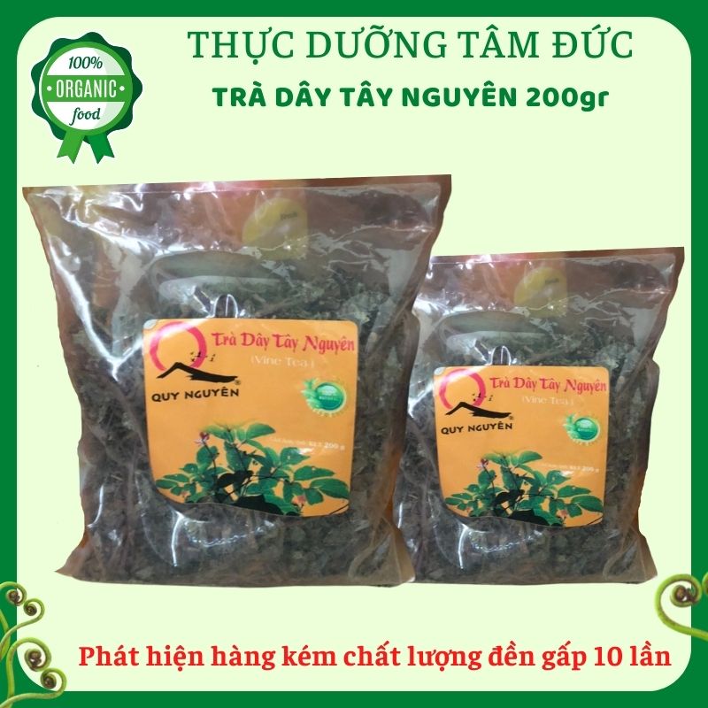 trà dây tây nguyên quy nguyên trà dây nguyên chất ông thầy tuệ hải 200g tâm đức 1