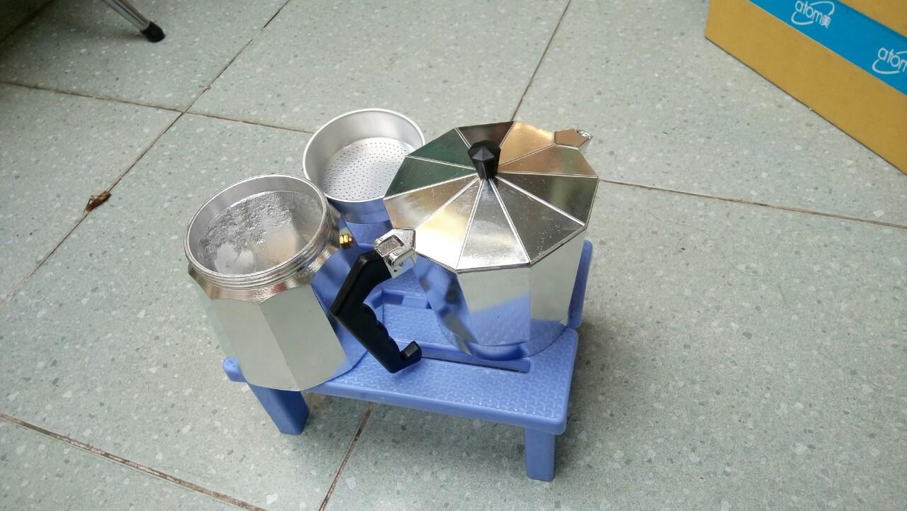[HCM]Ấm pha cà phê 600ml ấm pha cà phê moka pot express 12 tách