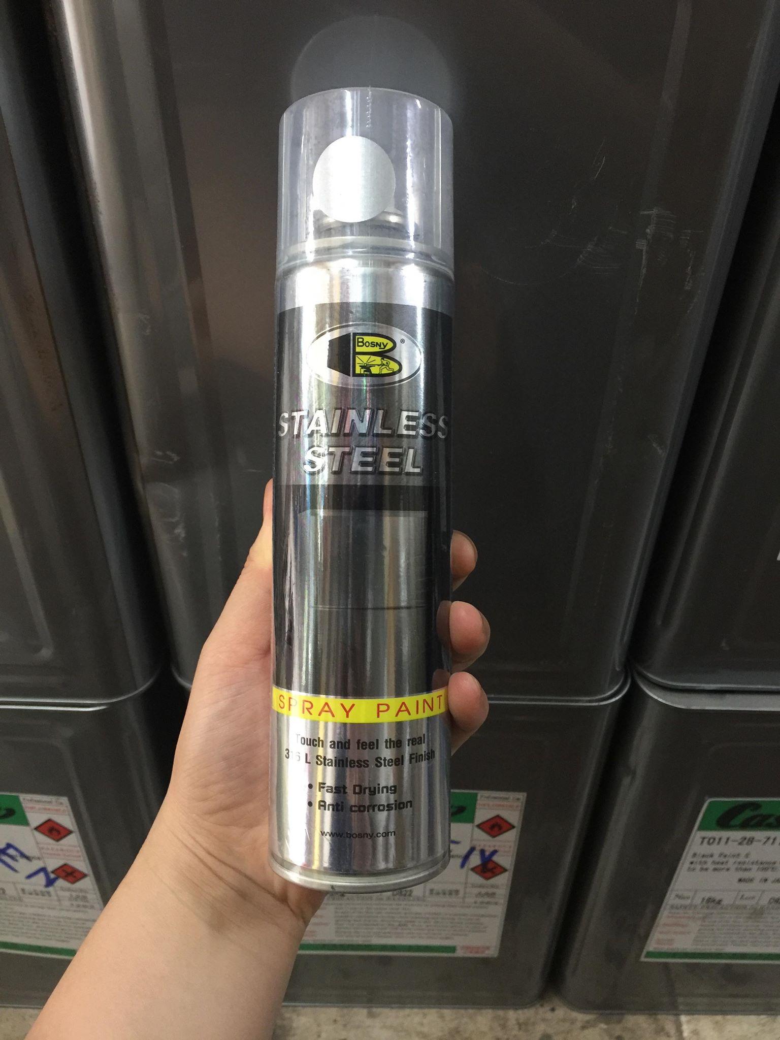 Sơn xịt mạ kẽm Stainless steel