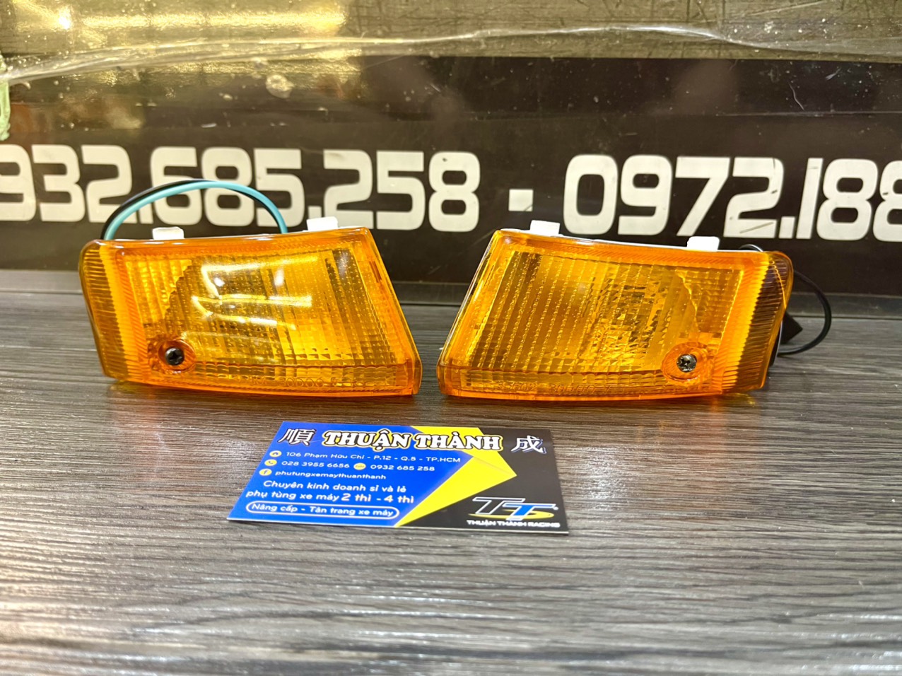 Xinhan trước Viva màu vàng gắng sport 110 - xipo - rg110