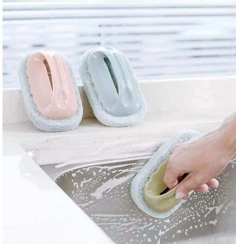 Bàn chải cọ rửa đa năng có tay cầm