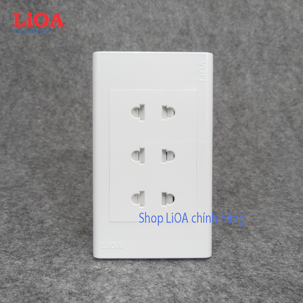 Ổ cắm điện ba 2 chấu 16A LiOA (3520W)