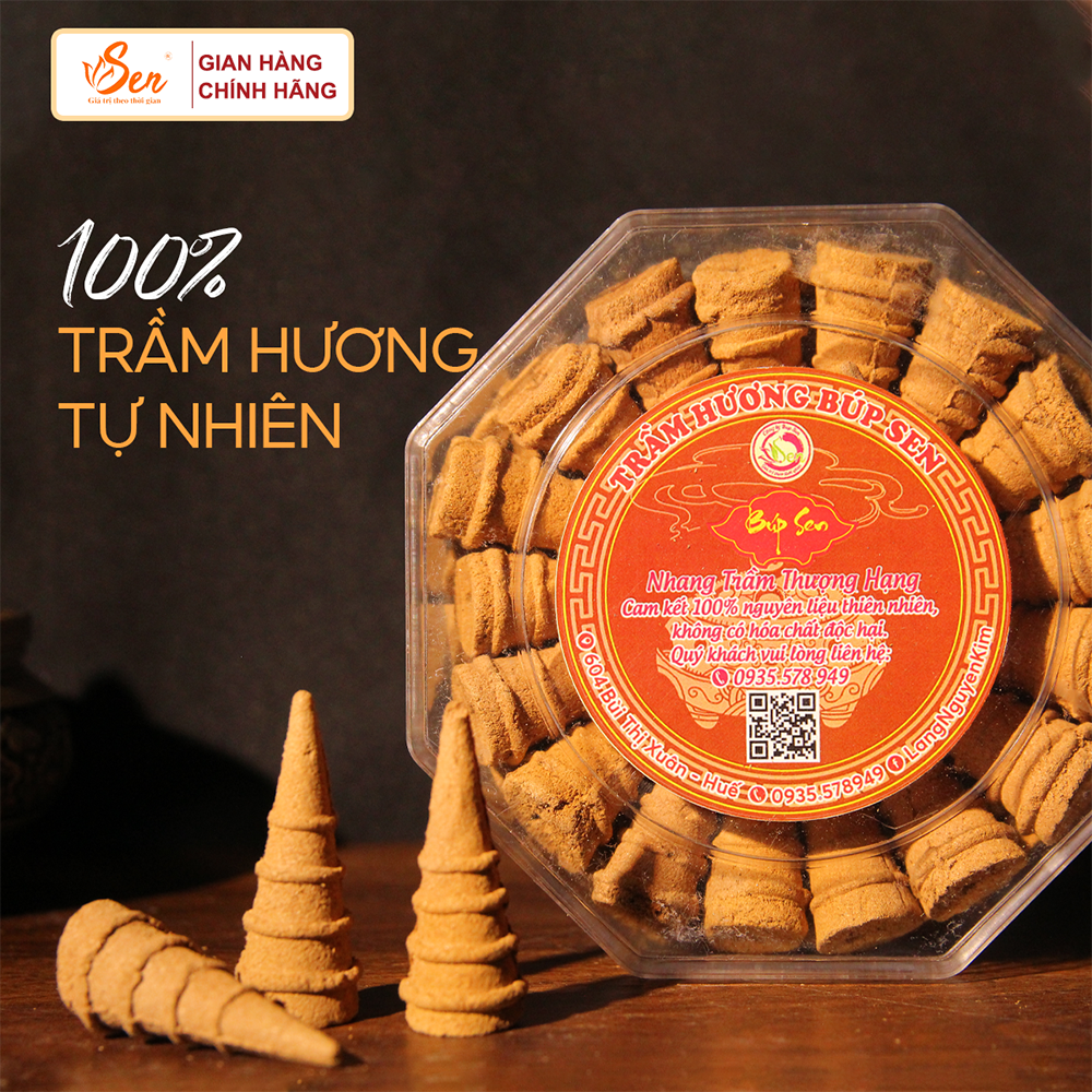 Nụ Trầm Hương Thượng Hạng - Nụ Trầm Sạch [Trầm Hương Búp Sen]