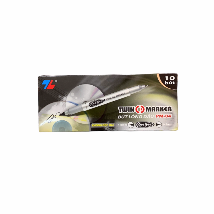 Bút Lông Dầu Thiên Long CeeDee PM-04 (Hộp 10 Bút)