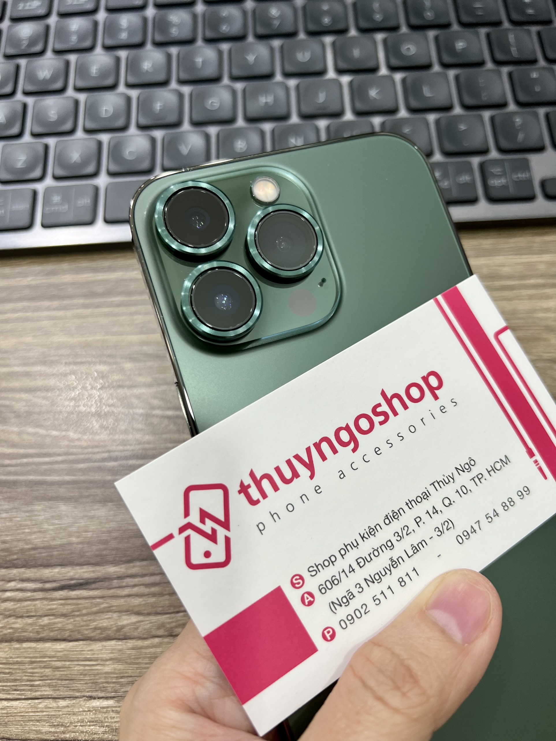 Viền nhôm camera siêu mỏng (ở giữa rỗng) phone 13 Pro Max - Iphone 13 Pro