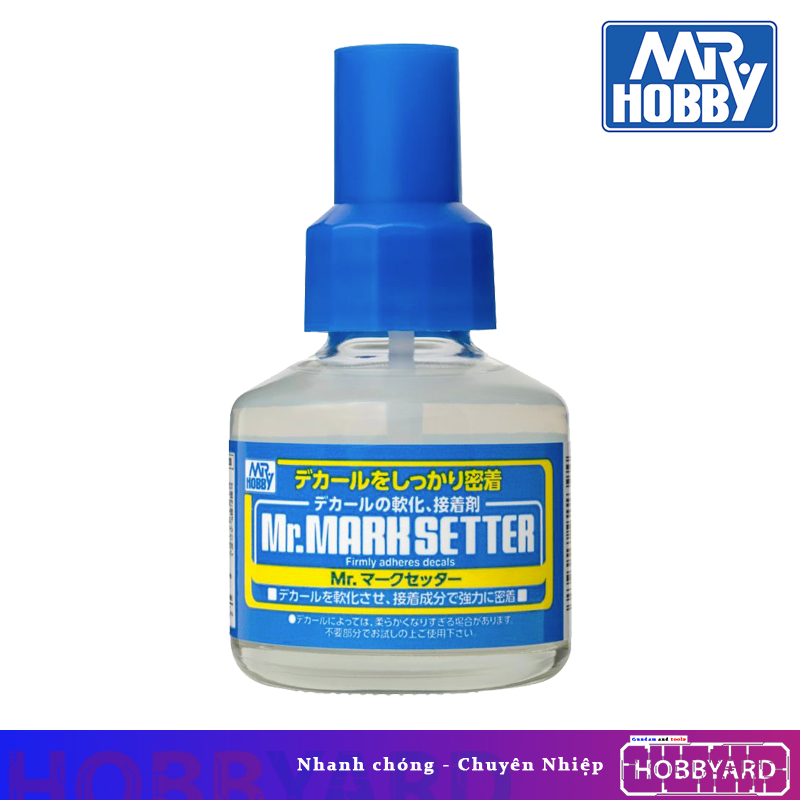 Dung dịch làm mềm decal nước Mark softer & Mark setter - Mr. Hobby