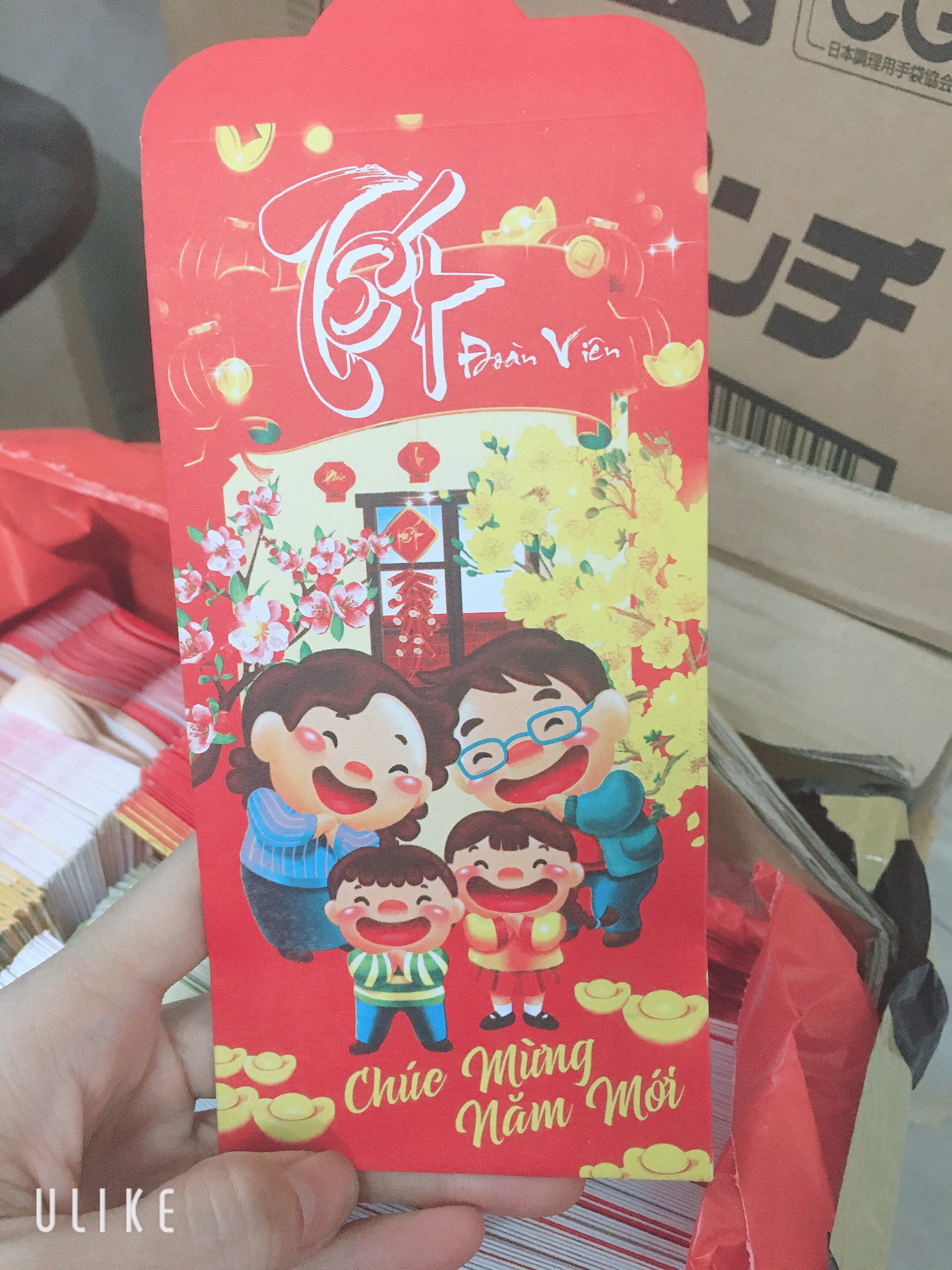 SET 5 BAO LÌ XÌ TẾT ĐỘC LẠ NHIỀU HÌNH 2021