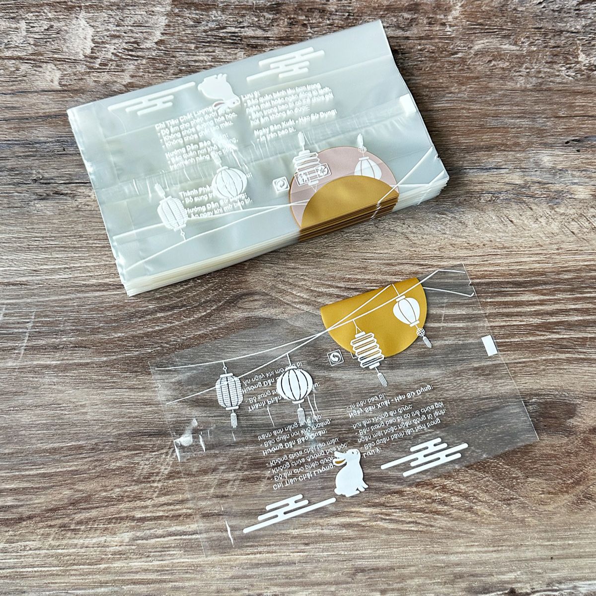 Set 100 Khay Túi Trung Thu Hàn Nhiệt [Gold Pack Viet Nam]