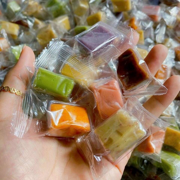 Kẹo dừa ít đường mix vị (7 vị) {Khối lượng tịnh, không tính bao bì}