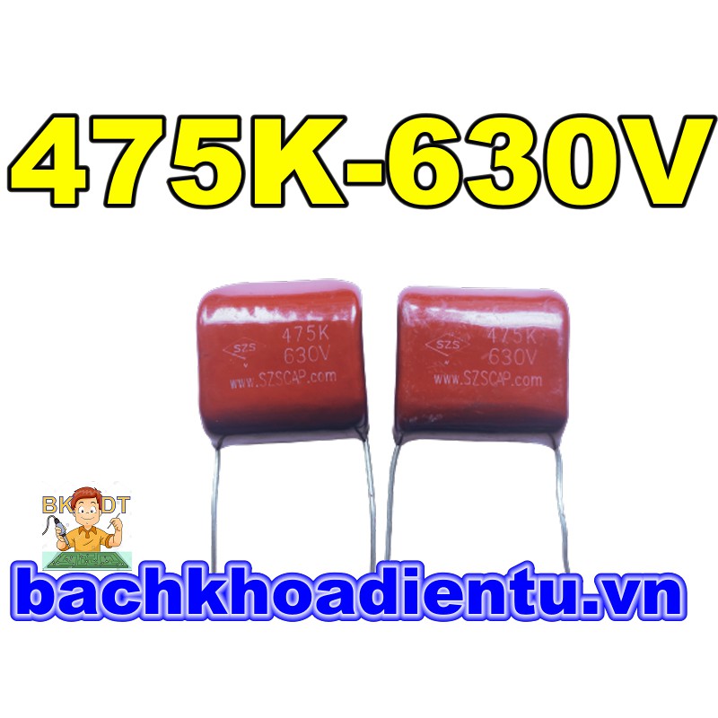 Tụ điện 475k-630v chất lượng tốt.
