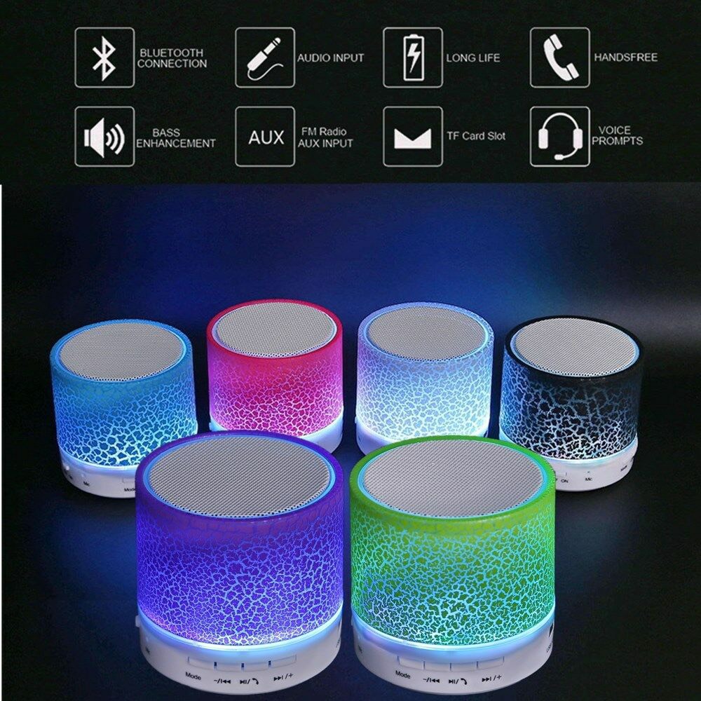 Loa Trứng Bluetooth Mini S10 Có Led Đổi Màu - Lỗi 1 Đổi 1
