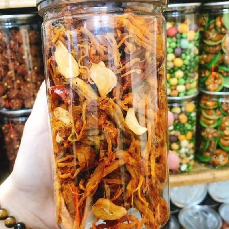 Khô heo cháy tỏi ngon