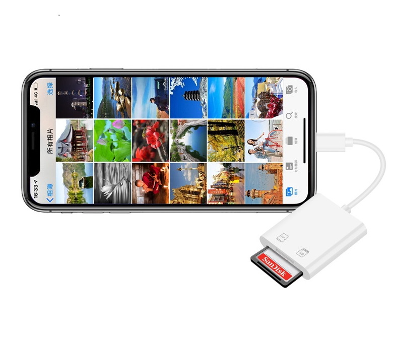 Đầu đọc thẻ nhớ iPhone iPad ( SD / Micro SD )