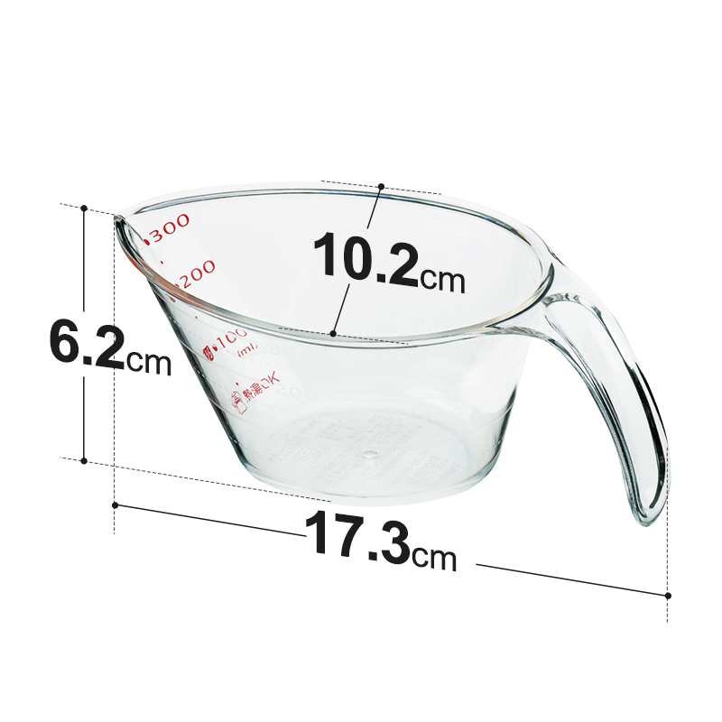 Ca đong chia vạch 300ml - nội địa nhật bản