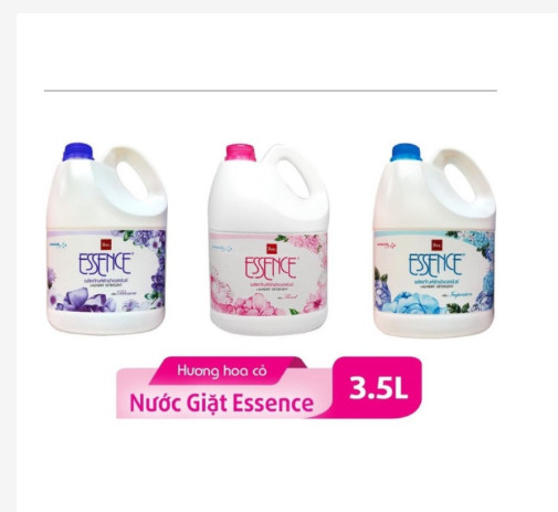 [NỘI ĐỊA THÁI] NƯỚC GIẶT ESSENCE THÁI LAN 3500ML XANH/ HỒNG/ TÍM