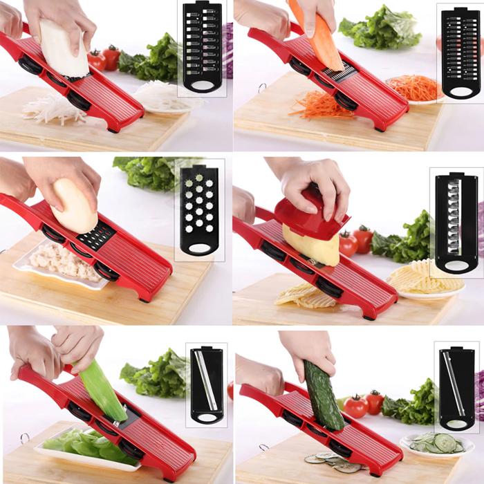 [HCM]Dụng cụ cắt gọt rau củ quả 6 kiểu đa năng