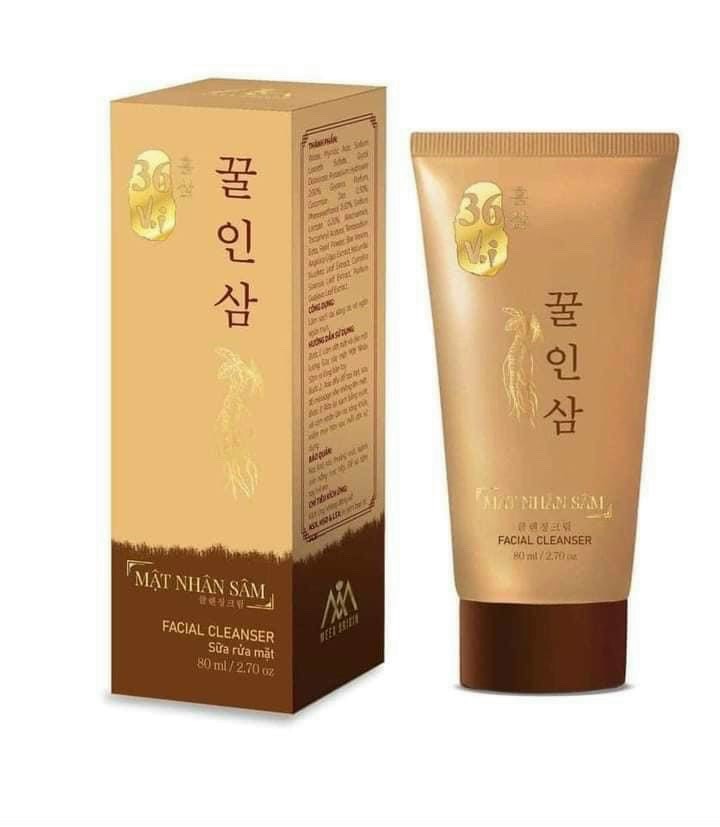 Sữa rữa mặt 36 Vị mật nhân sâm