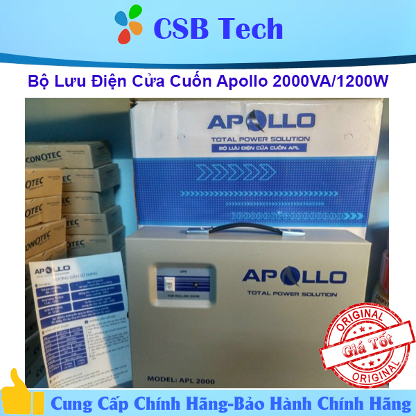 Bộ lưu điện cửa cuốn Apollo 2000VA, APL2000 (New Chính Hãng)
