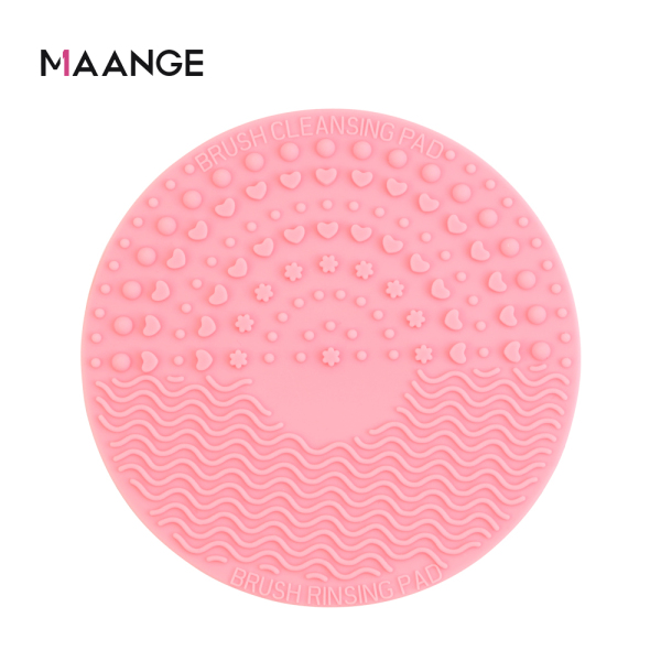 MAANGE Dụng cụ làm sạch cọ trang điểm có cốc hút - INTL