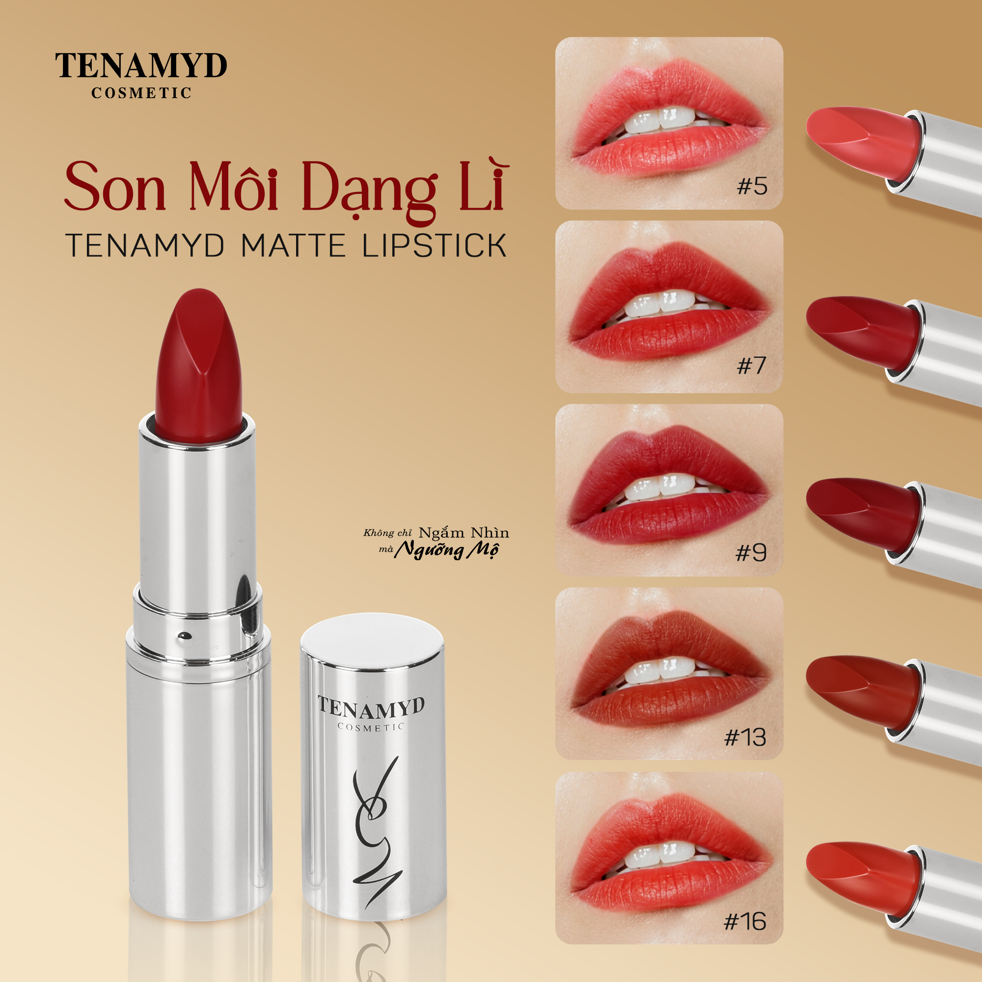 Tenamyd  Matte Lipstick- Son môi dạng lì