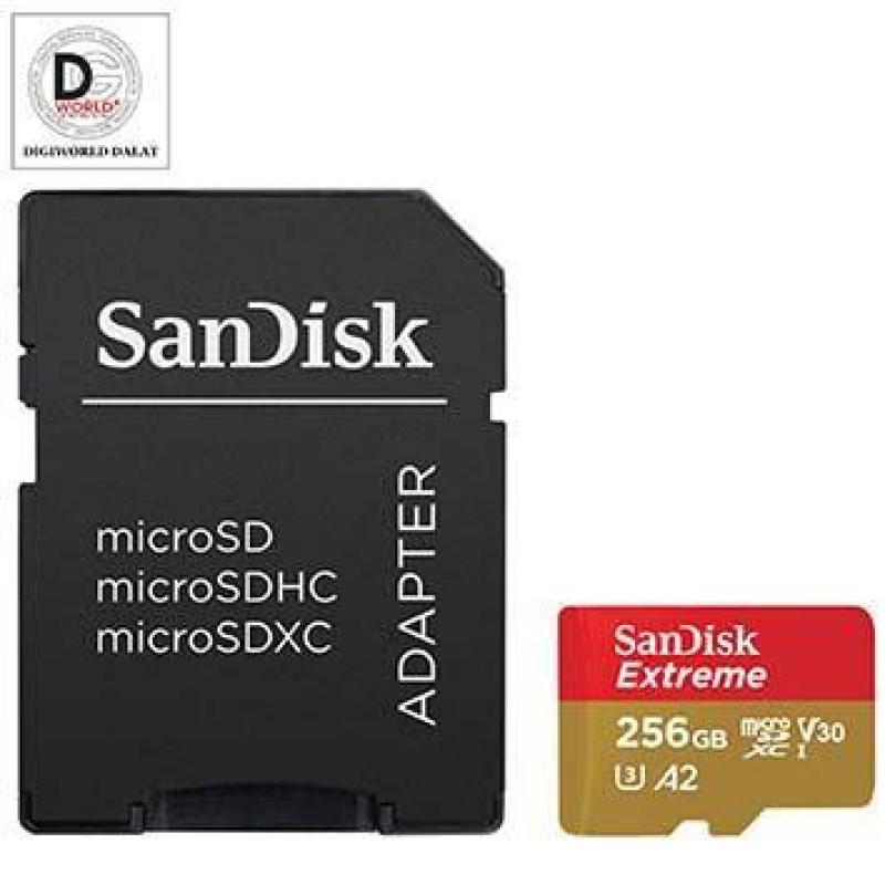 THẺ NHỚ MICRO SDXC UHS-I 256 GB EXTREME VỚI BỘ CHUYỂN ĐỔI SD (160MB /S)