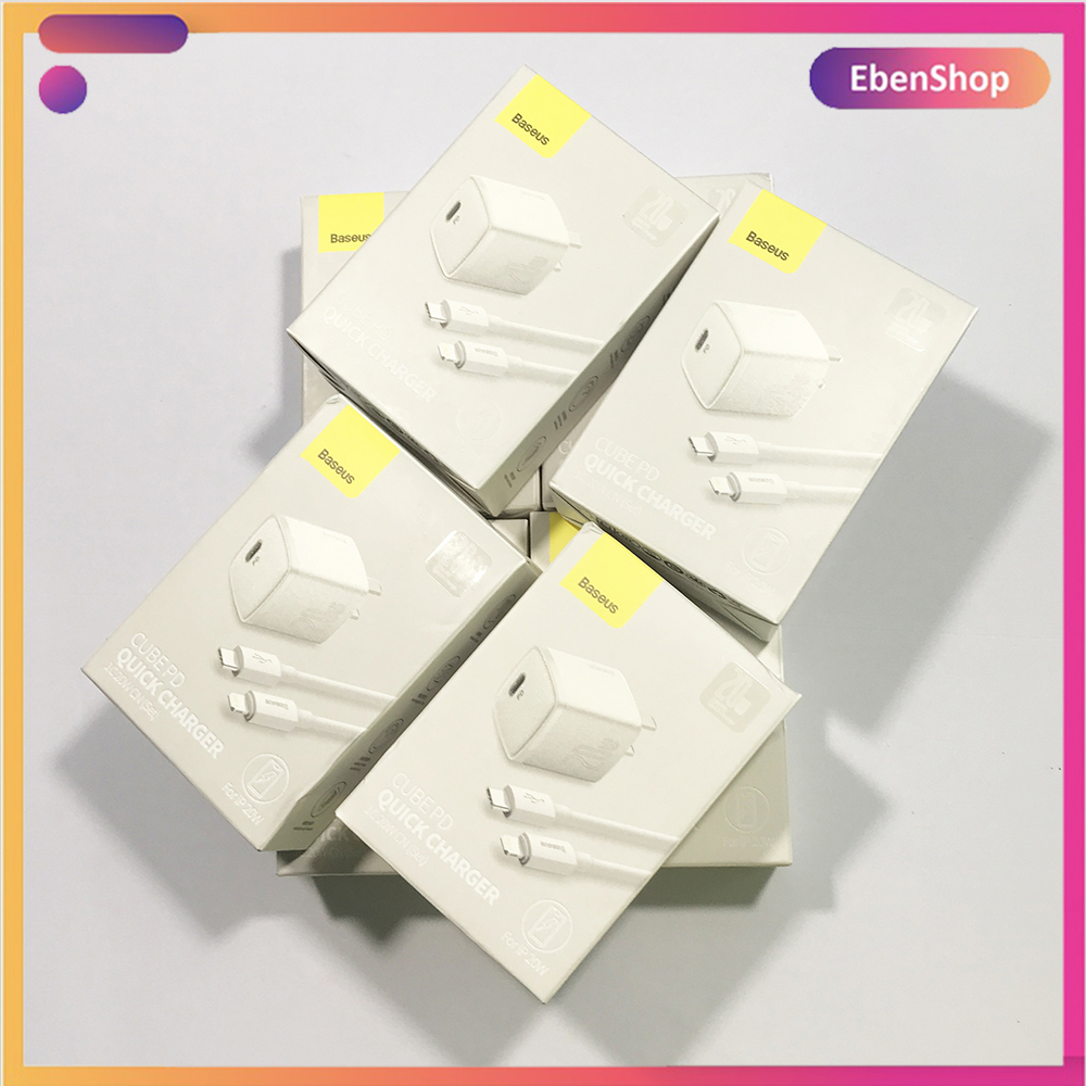 Bộ sạc nhanh cổng C Baseus 20W cho iphone