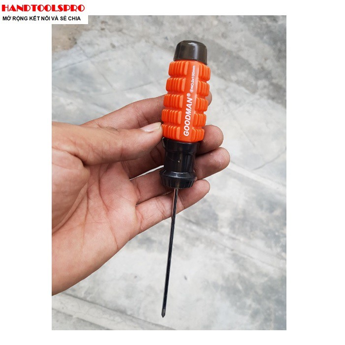 Tua vít gai thơm màu cam 3x100mm p91 bake goodman