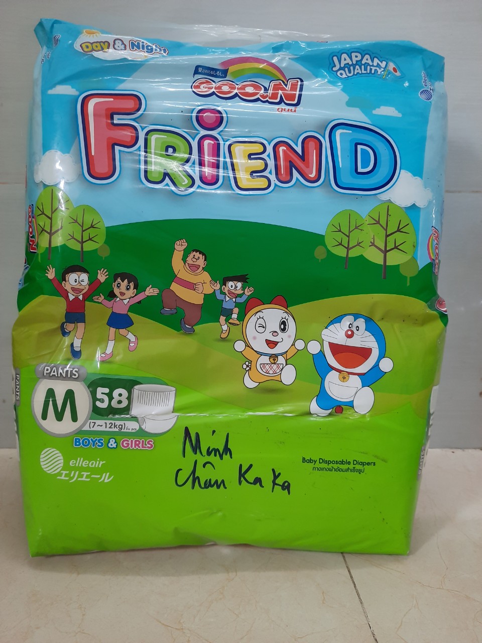 [SALE] Bỉm quần GOO.N FRIEND M58+5/XXL34+5