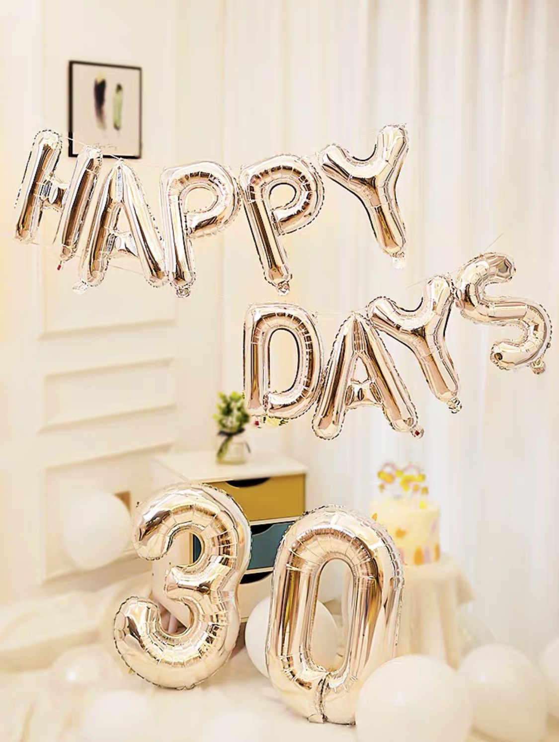 Bóng chữ boy, bóng chữ girl, happy days, happy 100 days, happy 30 days, trang trí tiệc đầy tháng, tiệc thông báo giới tính