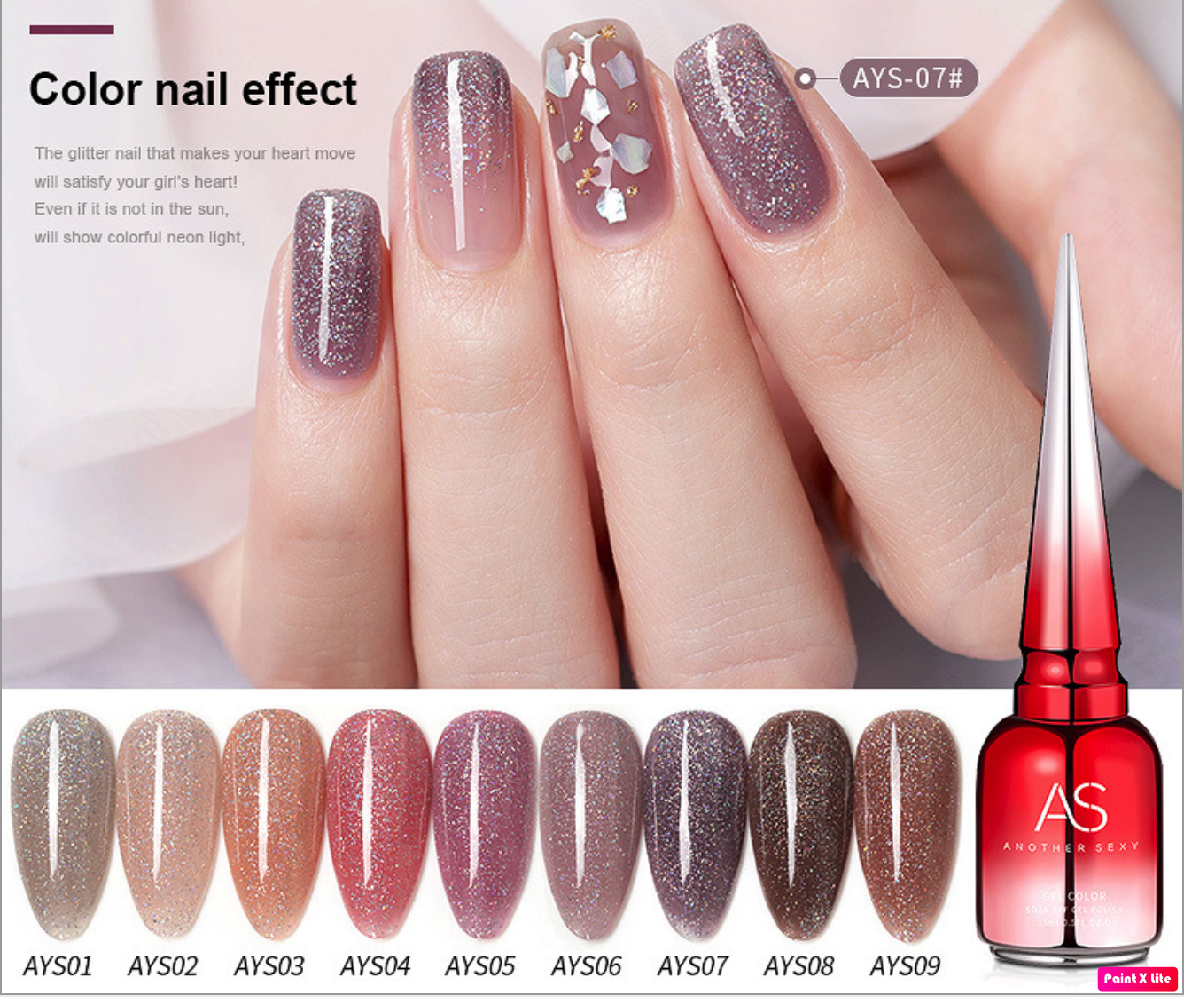Sơn Gel AS Mã AYS 15ml ( Sơn Gel Hơ Máy )