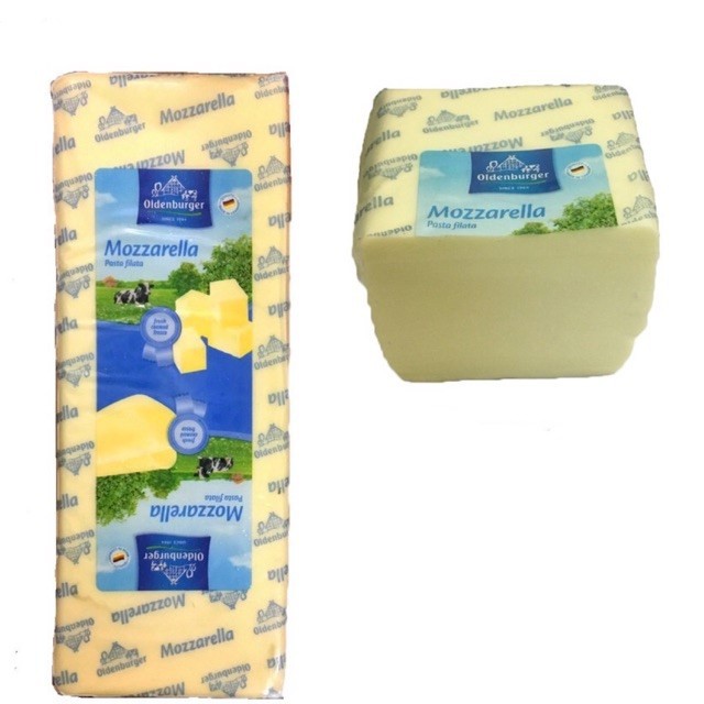[Samy Food] [Ship 2h HCM] 2,5kg Phô Mai Khối Mozzarella Nhập Khẩu Đức