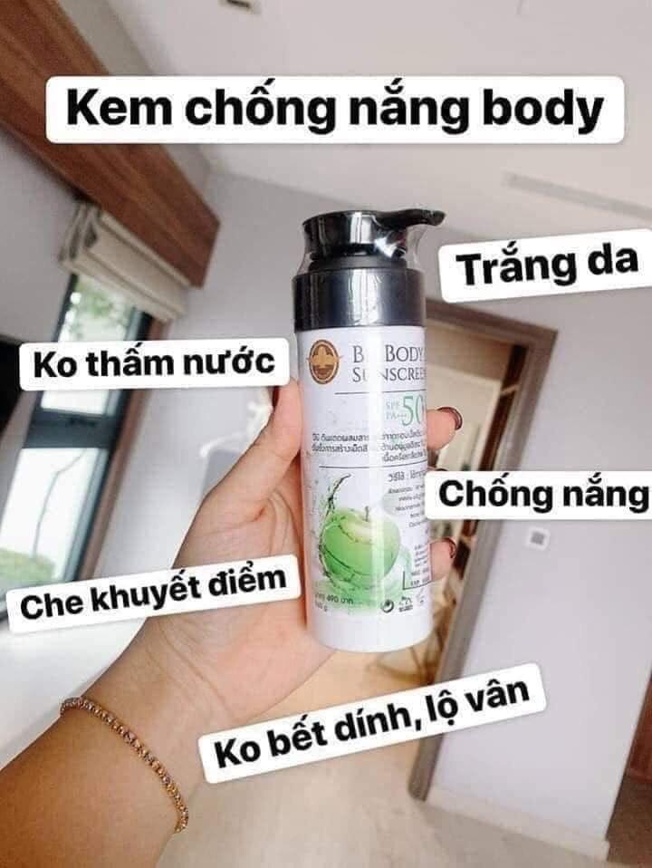 [HCM]Kem make up body BB Body lotion Sunscreen.