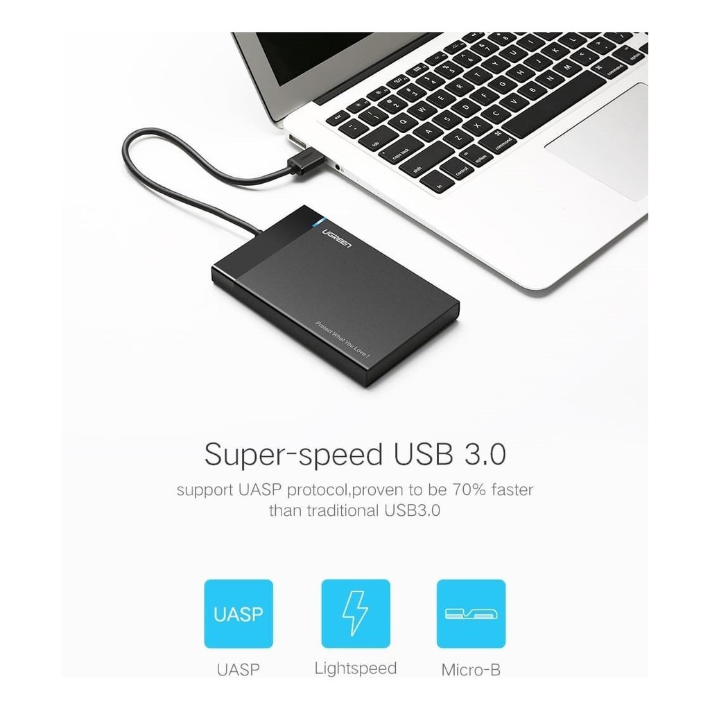 Hộp Đựng Ổ Cứng 2.5 Inch Usb 3.0 Ugreen 30847 - Hdd Box