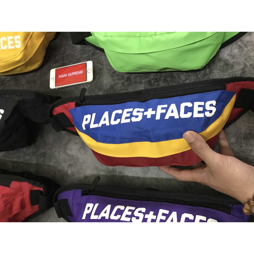 🔥 Túi bao tử Places + Faces | Hàng cao cấp - Phản quang