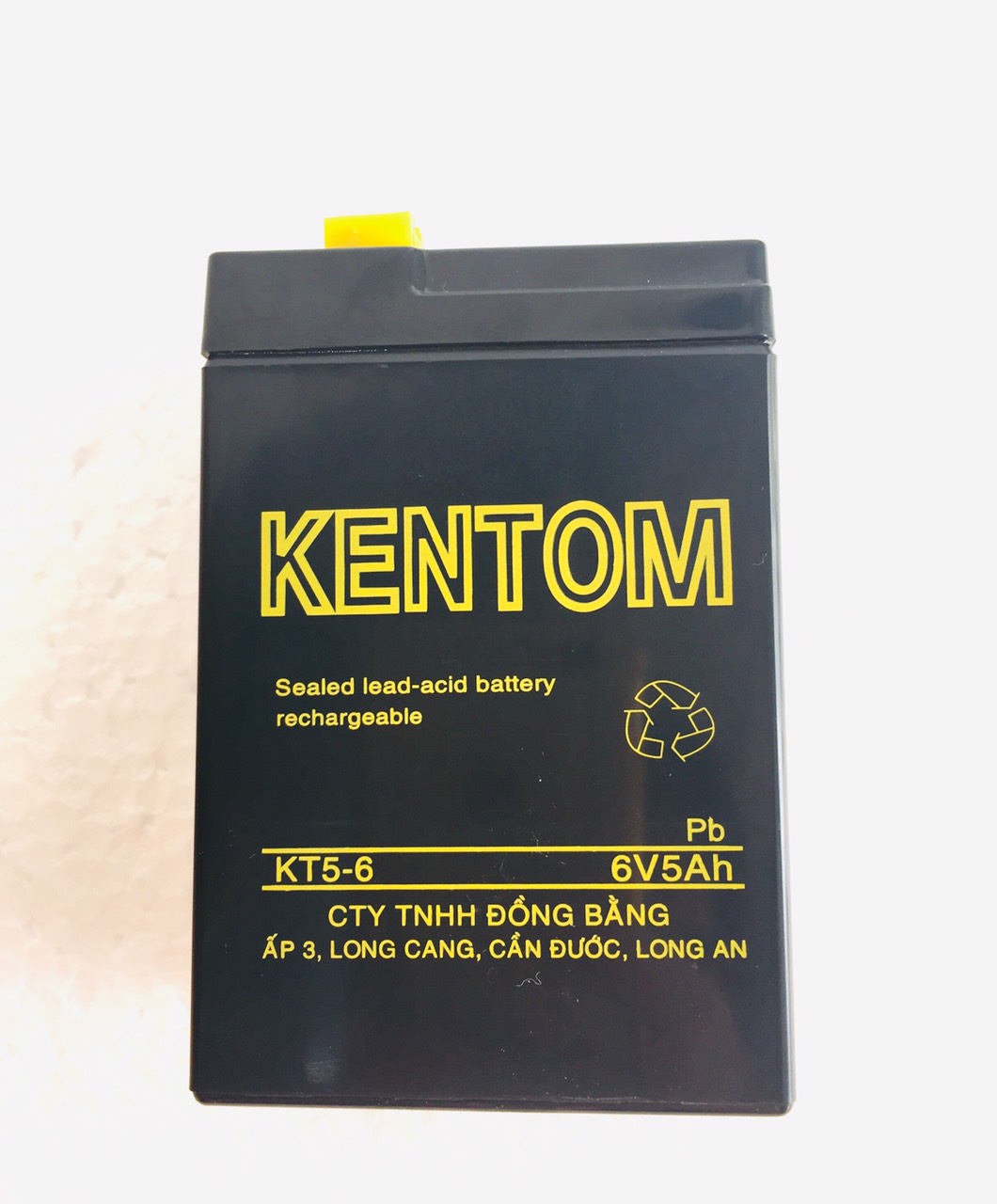 Bình ắc quy khô cho xe điện trẻ em 6V 4.5Ah Kentom (Đen)