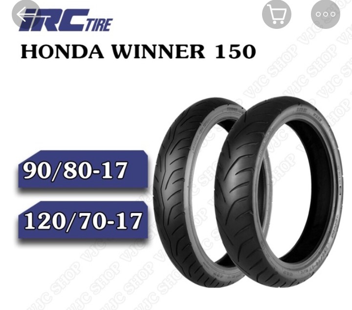 Lốp winner trước sau irc chính hãng inoue Honda