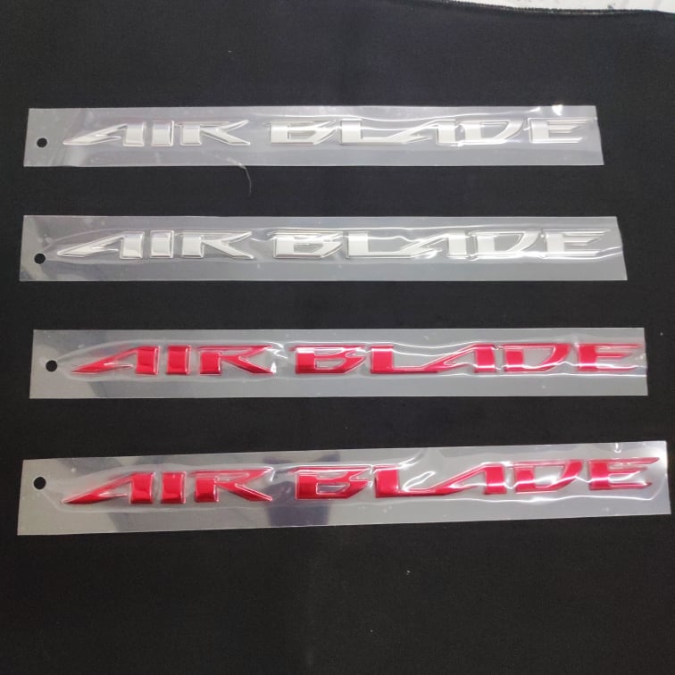 [HÀNG AIRBLADE] TEM DÁN XE AIRBLADE NỔI ZIN THEO XE CAO CẤP (MÀU ĐỎ)