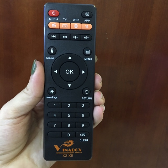 Remote Điều Khiển Android Tivi Box VINABOX X2-X6