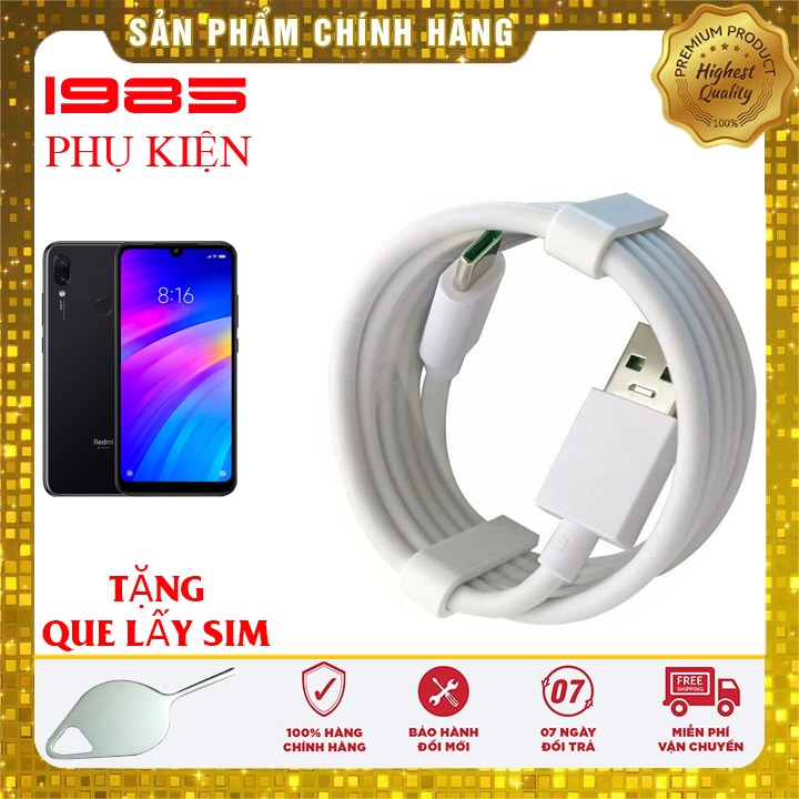 Cáp Sạc Nhanh Xiaomi Redmi 8 8A Chính Hãng