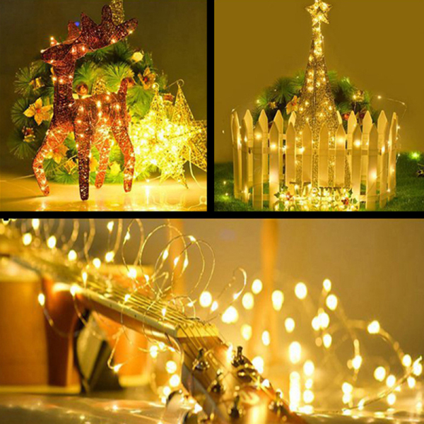 Đèn Lồng Năm Mới Đèn LED Dây Trang Trí Đèn Lồng Đồng Đèn Thần Tiên Trang Trí Tiệc Cưới Giáng Sinh Tại Nhà Năm Mới Màu Trắng Ấm Áp