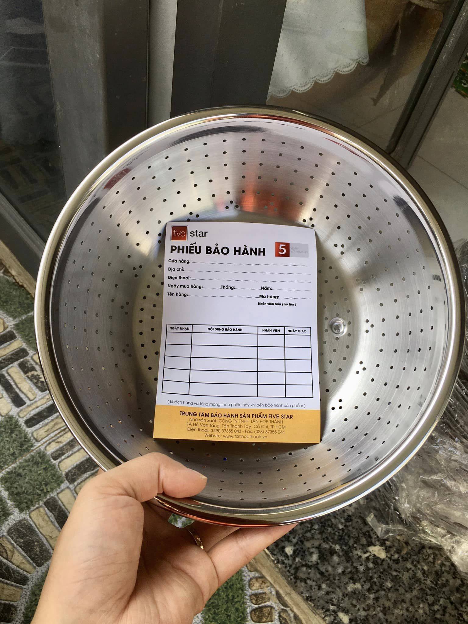 Rổ lưới inox cao cấp fivestar 30cm/22cm