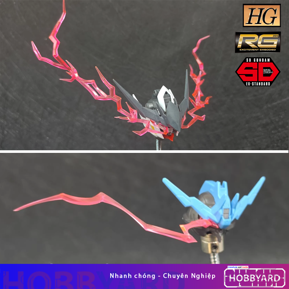 Phụ kiện mô hình - Hiệu ứng Effect lửa mắt cho MGSD MG HG/RG Barbatos