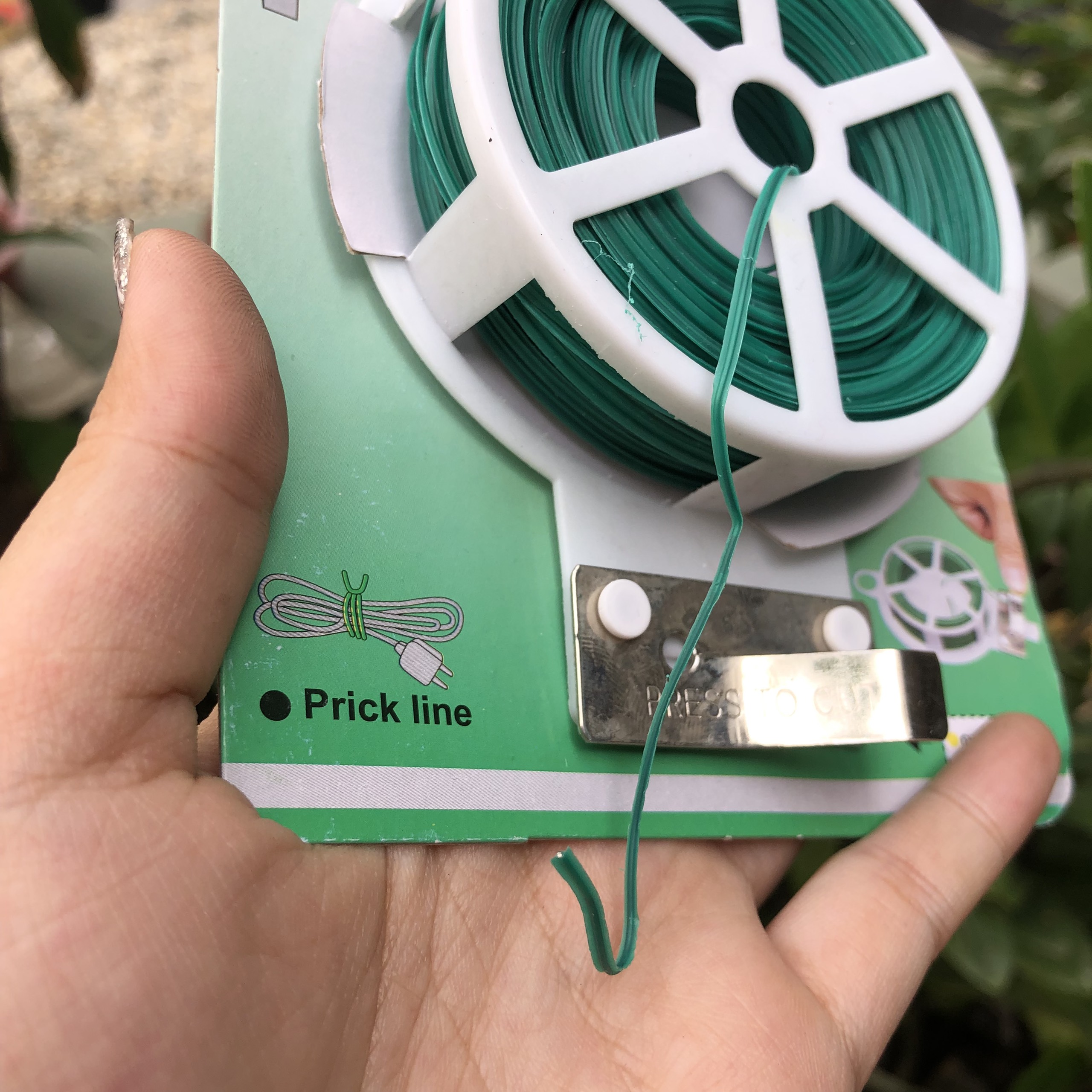 Cuộn dây bọc nhựa buộc lan, cây cảnh - 50m