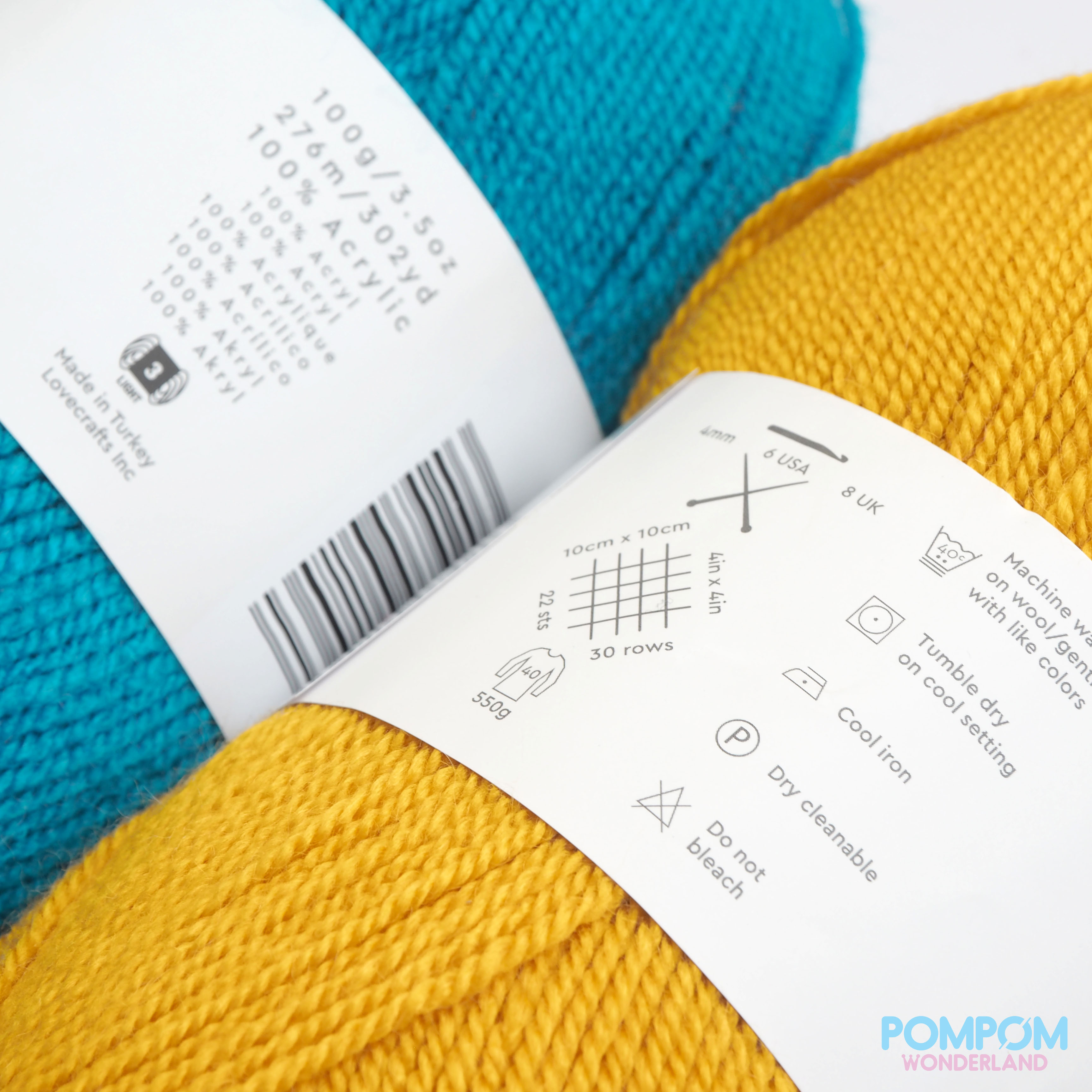 Len sợi Acrylic Paintbox Yarns Simply DK (Tông màu đậm)