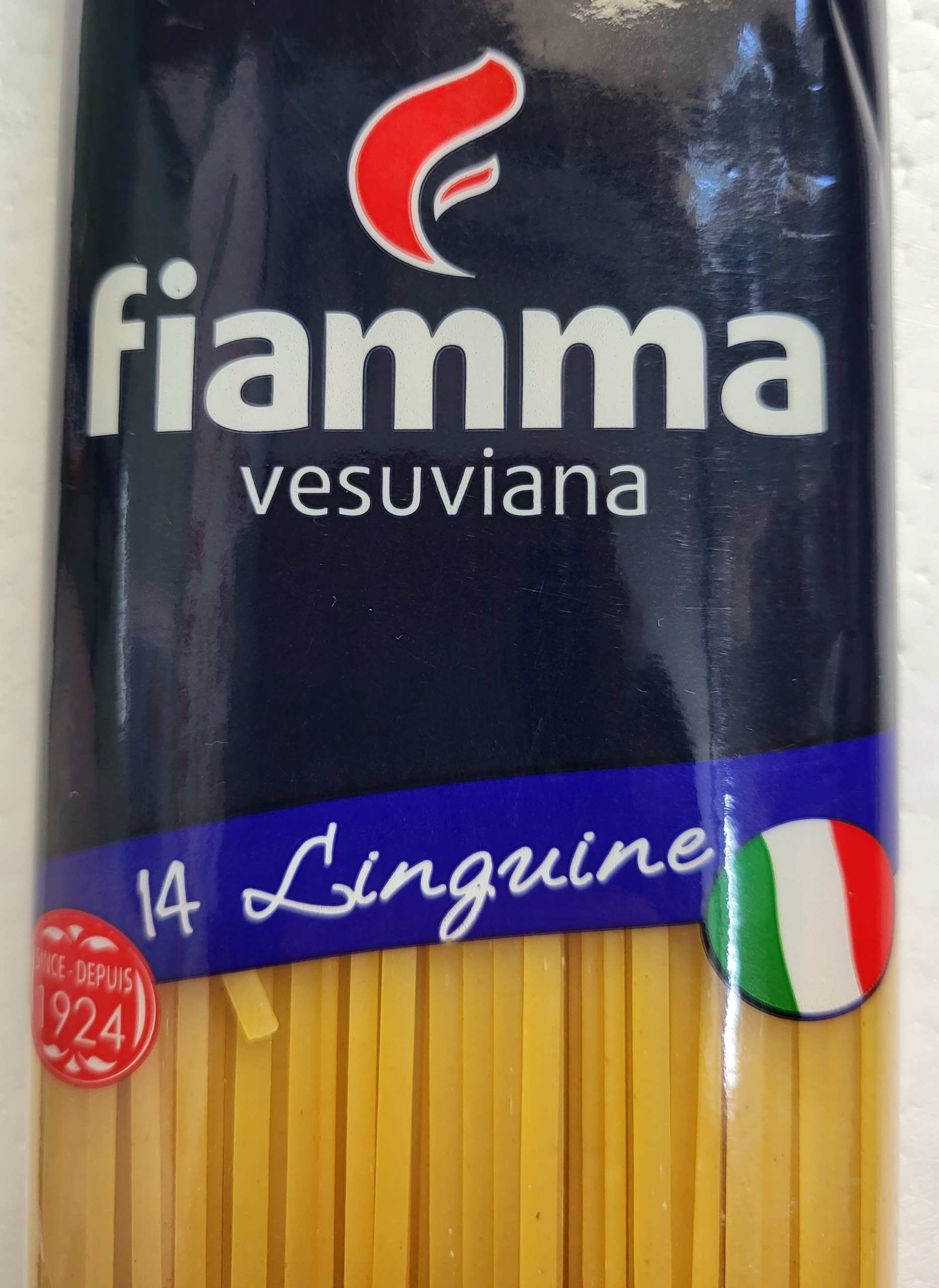 [Gói 500g – SỐ 14] MÌ Ý (sợi dẹt) [Italia] FIAMMA No 14 Linguine Pasta (halal) (atu)