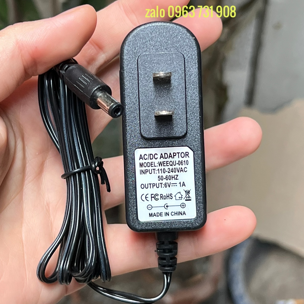 nguồn 6v 1a loại tốt
