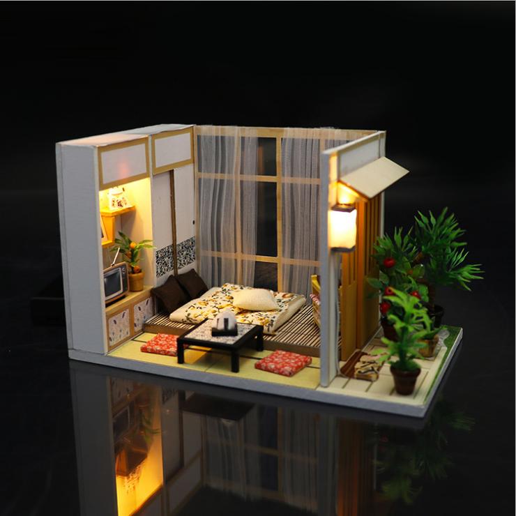 Đồ chơi cho bé trai  Bộ mô hình nhà gỗ DIY CUTE ROOM M030 có đèn LED  ngôi nhà thu nhỏ đáng yêu độc đáoBảo hành 1 đổi 1 uy tín 