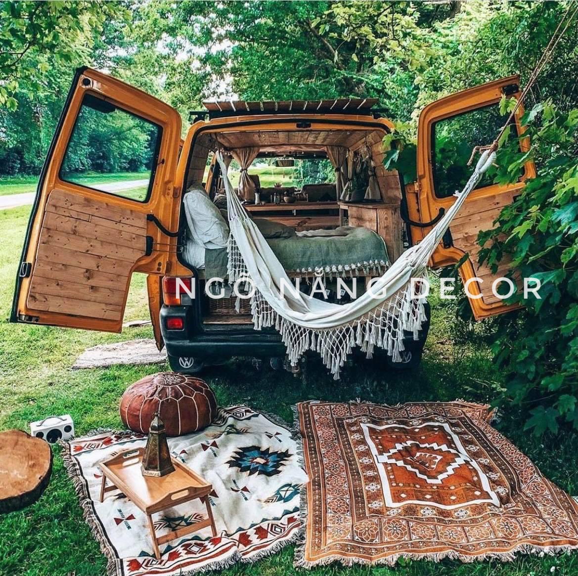 Lưới võng nằm chất liệu vải canvas